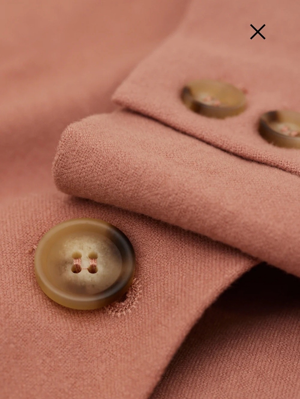 Love Bonito Women's Dusty Rose Blazer Jacket - Picture 3 of 7